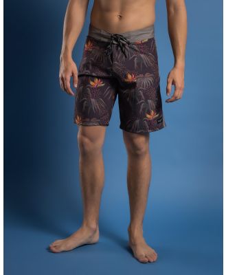 Carve Men's Autumn Rain Board Shorts in Black