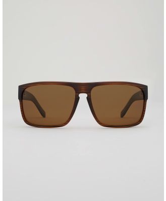 Carve Men's Vendetta Matte Polarized Sunglasses in Brown