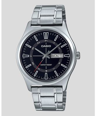 Casio Boy's Mtpv006D-1C Watch in Silver