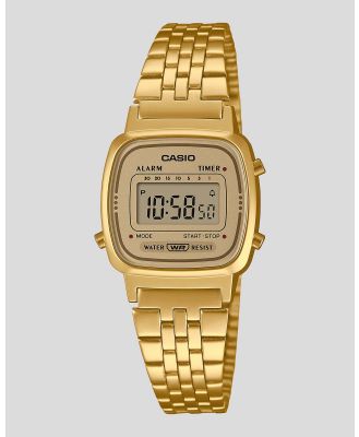 Casio Girl's La670Wetg-9A Watch in Gold