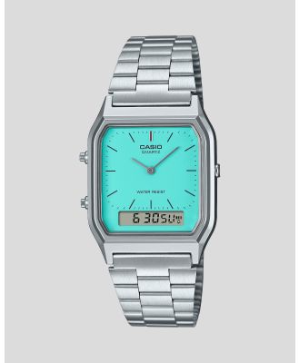 Casio Men's Aq230A-2A2 Watch in Silver