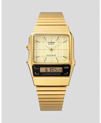 Casio Men's Aq800Eg-9A Gold Tone Vintage Watch