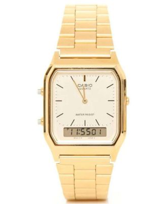 Casio Women's Analogue/digital Watch in Gold