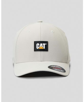 Cat Men's Label Ripstop Cap in Grey