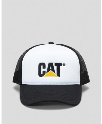 Cat Men's Logo Trucker Cap in White