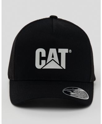 Cat Men's Reflective Logo Cap in Black