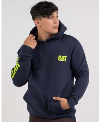 Cat Men's Trademark Banner Hoodie in Navy