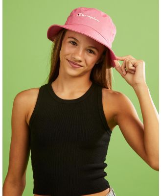 Champion Girls' Logo Bucket Hat in Pink