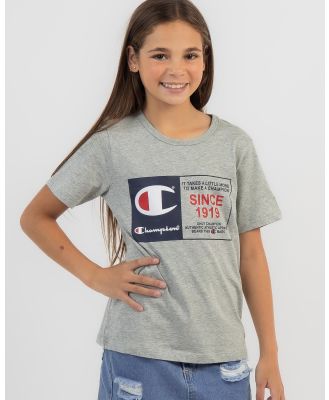 Champion Girls' Rochester Graphic T-Shirt in Grey