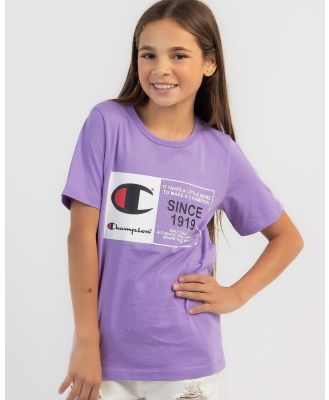Champion Girls' Rochester Graphic T-Shirt in Purple