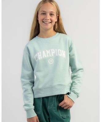 Champion Girls' Sporty Boxy Sweatshirt in Blue