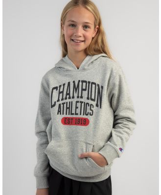 Champion Girls' Sporty Hoodie in Grey