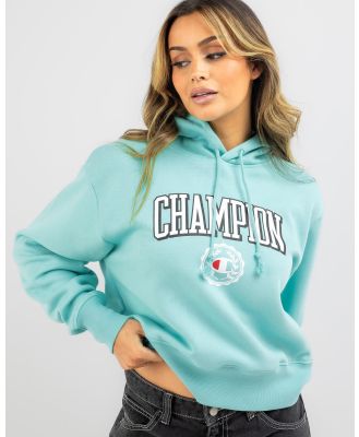 Champion Women's Graphic Hoodie in Blue
