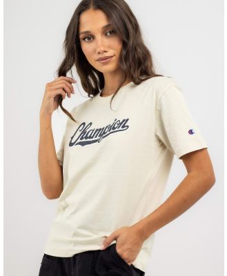 Champion Women's Graphic T-Shirt in Natural