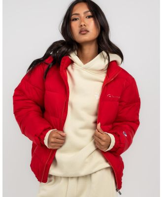 Champion Women's Rochester Puffer Jacket in Red