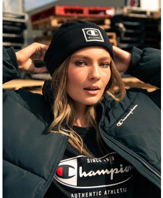 Champion Women's Sherpa Beanie Hat in Black