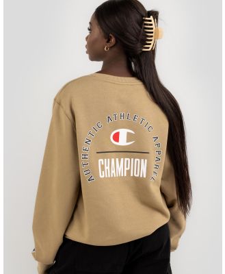 Champion Women's Sporty Sweatshirt in Brown