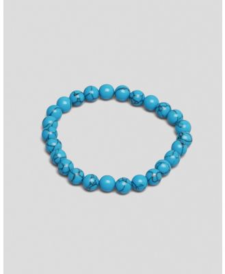 Classics 77 Men's Turquoise Beaded Bracelet in Blue