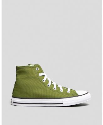 Converse Junior Boys' Ctas Hi-Top Shoes in Green