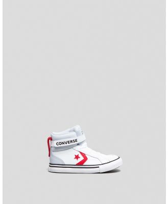Converse Toddlers' Pro Blaze Strap Hi-Top Shoes in White