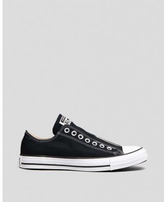 Converse Women's Chuck Taylor All Star Slip On Shoes in Black
