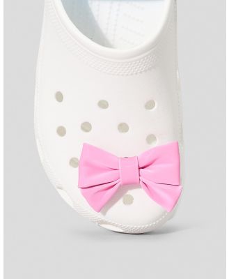 Crocs Girl's Hyper Pink Bow Jibbitz