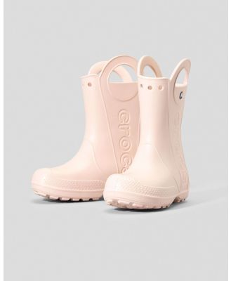Crocs Kids' Handle It Rain Boots in Pink