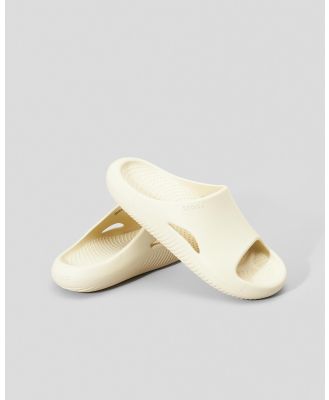 Crocs Women's Mellow Recovery Slides in Cream