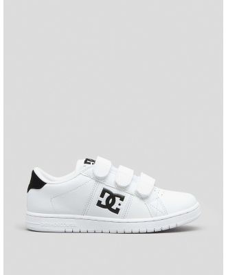 DC Shoes Boys' Striker V Shoes in White