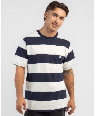 DC Shoes Men's Crate Stripe T-Shirt in Navy
