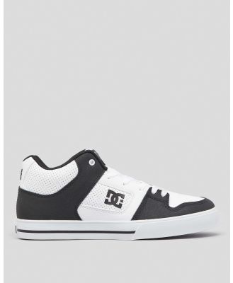 DC Shoes Men's Pure Mid Shoes in White