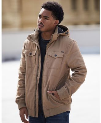 Dexter Men's Acquisition Hooded Jacket in Brown