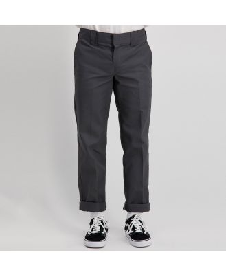 Dickies Men's 873 Slim Straight Work Pants in Grey