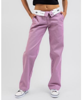 Dickies Women's 874 Washed Originals Pants in Purple