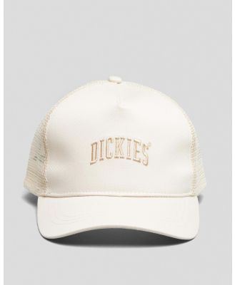 Dickies Women's Longview Mini Trucker Hat in Natural