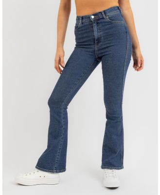 Dr Denim Women's Moxy Flare Jeans in Bleach Denim