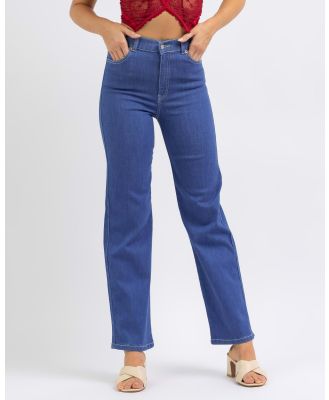 Dr Denim Women's Moxy Straight Jeans in Blue