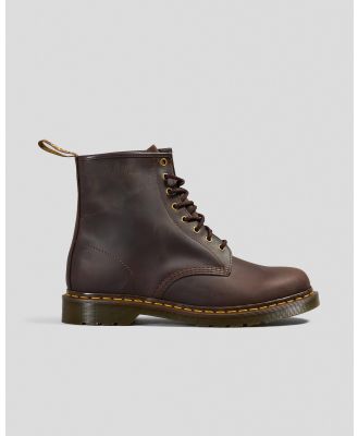 DR MARTENS Women's 1460 Crazy Horse Boots in Brown