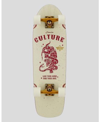 Dusters California Culture 29.5 Cruiser Skateboard in White