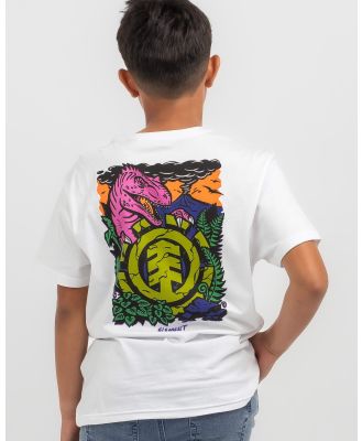 Element Boys' Jurassic T-Shirt in White