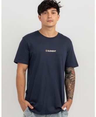 Element Men's Blazin Chest Center T-Shirt in Navy
