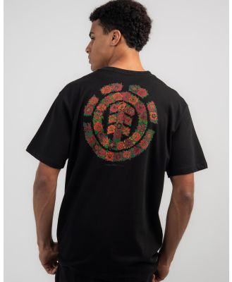 Element Men's Hirotton Botanical T-Shirt in Black