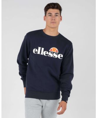Ellesse Men's Succiso Crew Sweatshirt in Navy