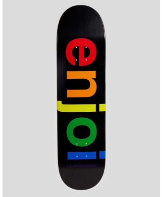 Enjoi Spectrum R7 8.25 Skateboard Deck in Black
