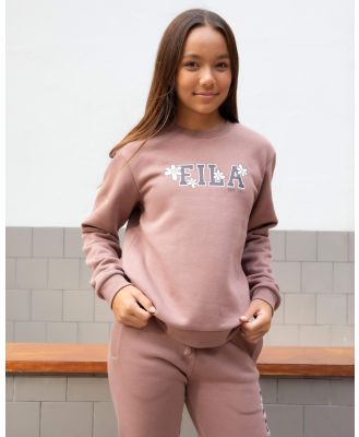 Fila Girls' City Gracie Sweatshirt in Brown