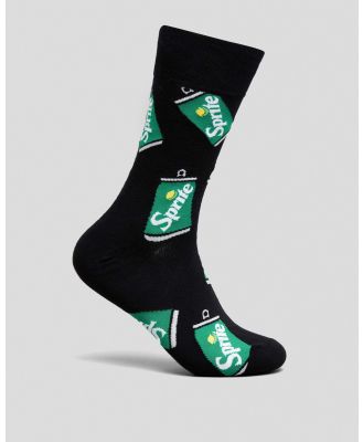 FOOT-IES Men's Sprite Cans Socks in Black