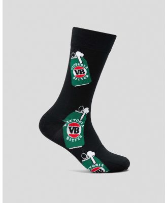FOOT-IES Men's Vb Cans Socks in Black