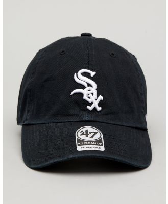 Forty Seven Men's Clean Up White Sox Hat in Black