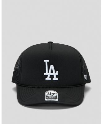 Forty Seven Men's Los Angeles Dodgers Foam Front Mesh 47' Trucker Hat in Black