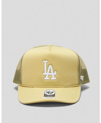 Forty Seven Men's Los Angeles Dodgers Foam Front Mesh 47' Trucker Hat in Gold